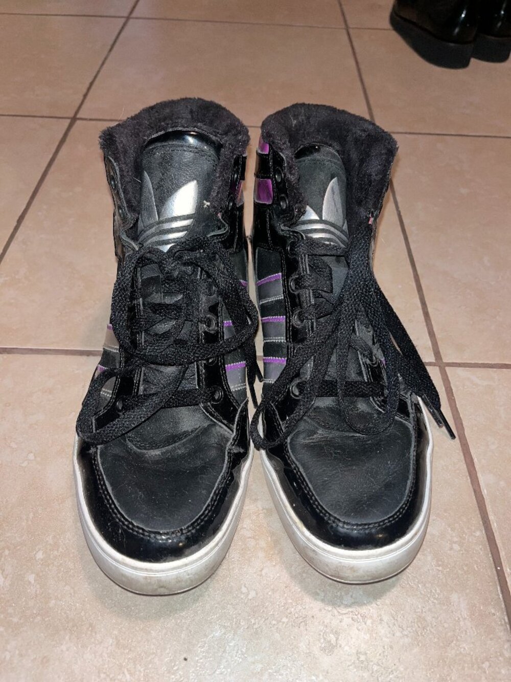 Adidas High Top Sneakers- Women's Size 8.5